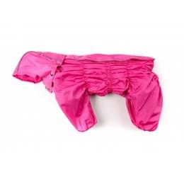 Дождевик Розовый непромокаемый с капюшоном для собак
