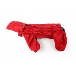 Дождевик Red непромокаемый синий с капюшоном для собак